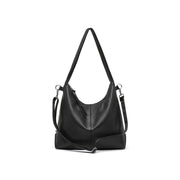 genuine leather large capacity shoulder bag, view 2 - MRSLM