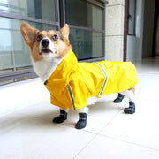 waterproof hooded dog raincoat - MRSLM