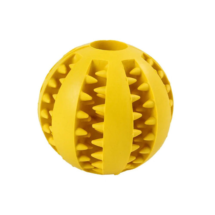 Interactive Dog Treat Ball for Teeth Cleaning and Play