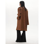 women's vintage thick trench coat, view 5 - MRSLM