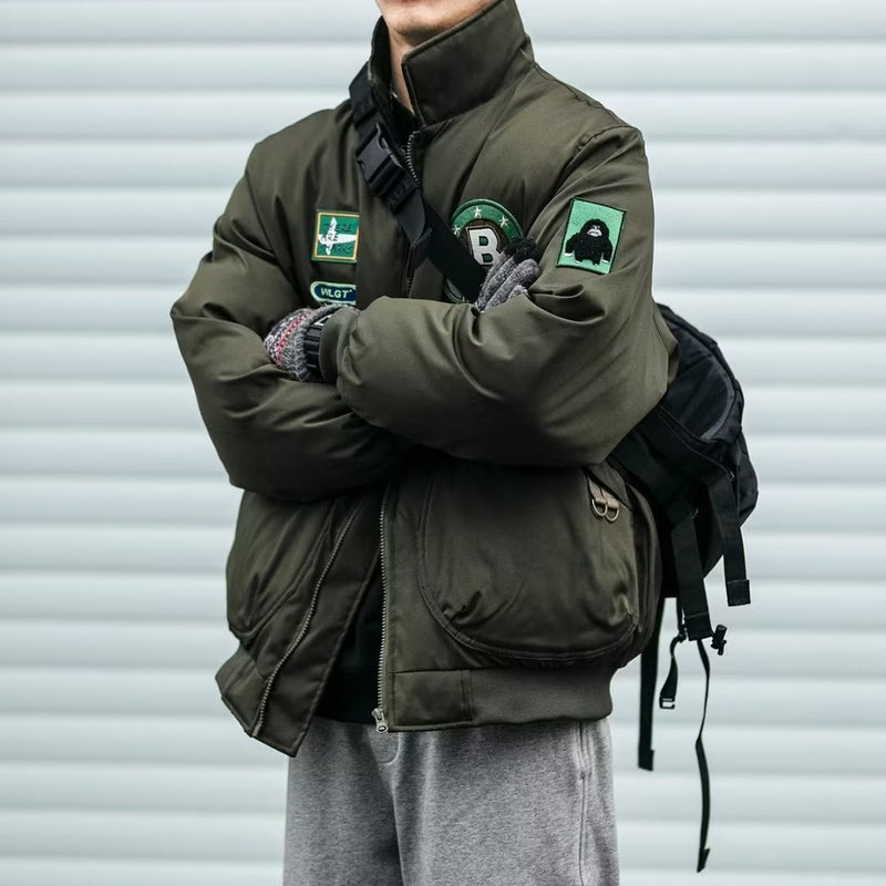 Baseball cotton-padded jacket, view 7 - MRSLM