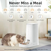 smart automatic cat and dog feeder, view 6 - MRSLM