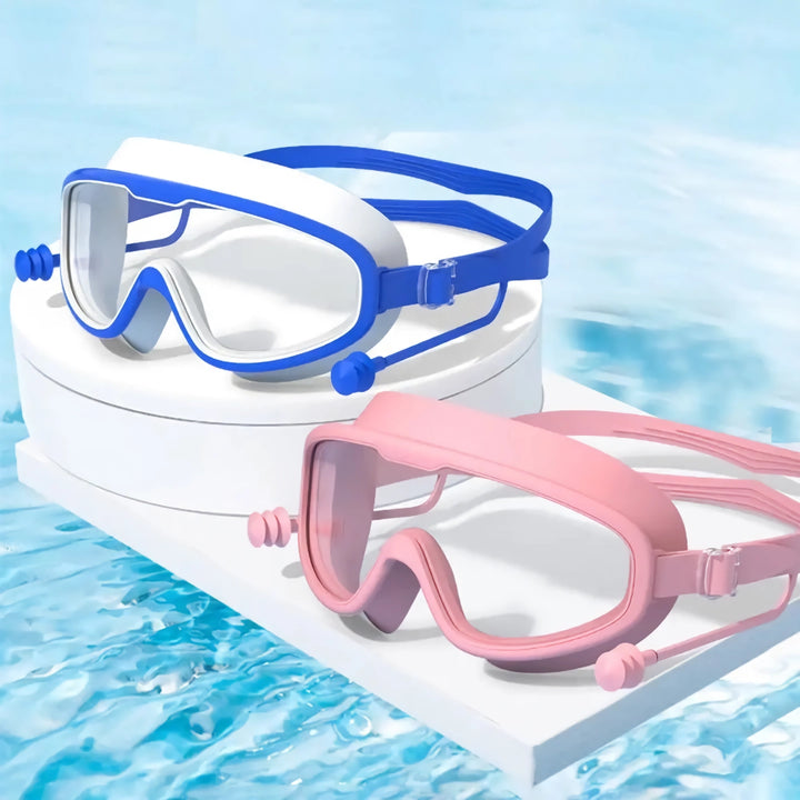 Kids' Big Frame Anti-Fog Swimming Goggles