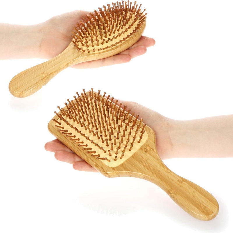 bamboo paddle cushion hair brush, view 12 - MRSLM