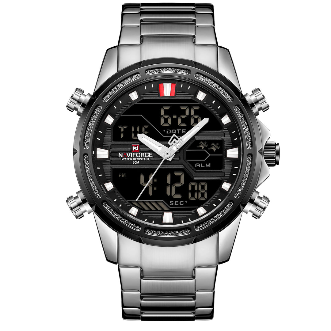 Men's Waterproof Steel Band Quartz Watch