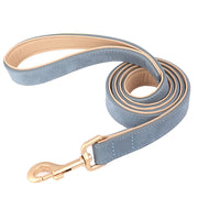 soft padded pu leather dog leash, view 4 - MRSLM