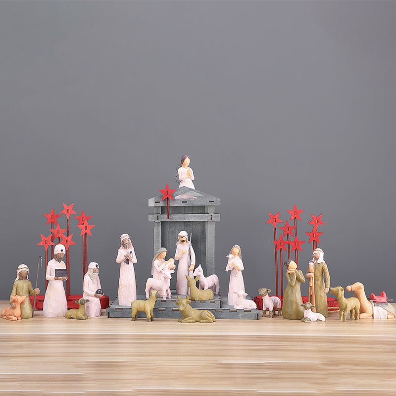 nativity manger set, view 9 - MRSLM