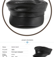 Sheepskin flat-top hat, view 7 - MRSLM