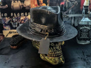 handmade skull plush cowboy hat, view 7 - MRSLM