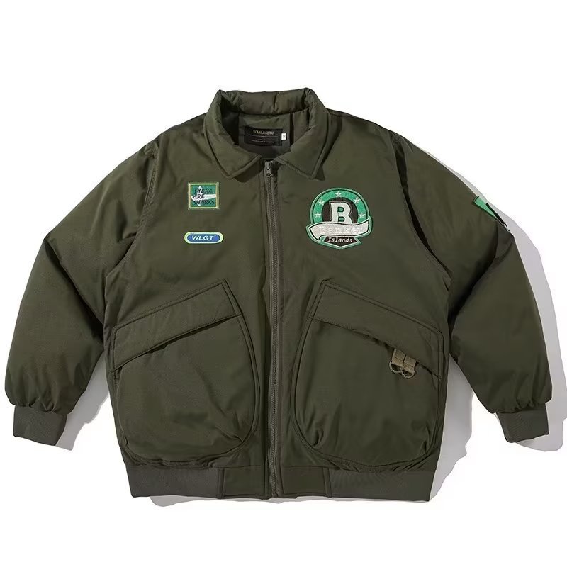 Baseball cotton-padded jacket, view 10 - MRSLM