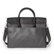pu leather briefcase shoulder bag, view 9 - MRSLM