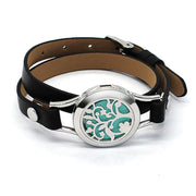 leather diffuser bracelet, view 2 - MRSLM