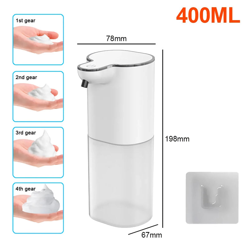 Touchless automatic foam soap dispenser, view 3 - MRSLM