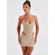 knit two-piece skirt set, view 6 - MRSLM