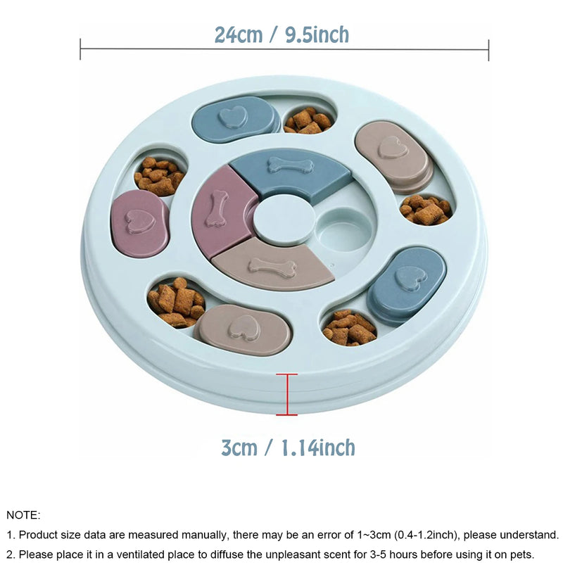 Interactive dog slow feeder bowl, view 8 - MRSLM