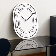 creative minimalist white wall clock - MRSLM