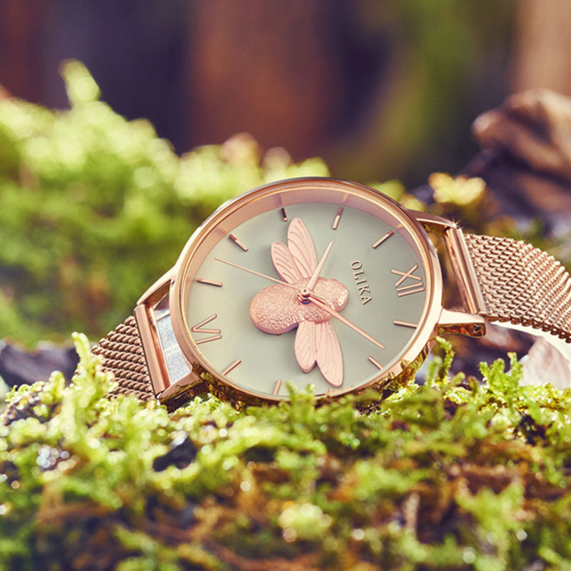 lady bee quartz watch, view 3 - MRSLM