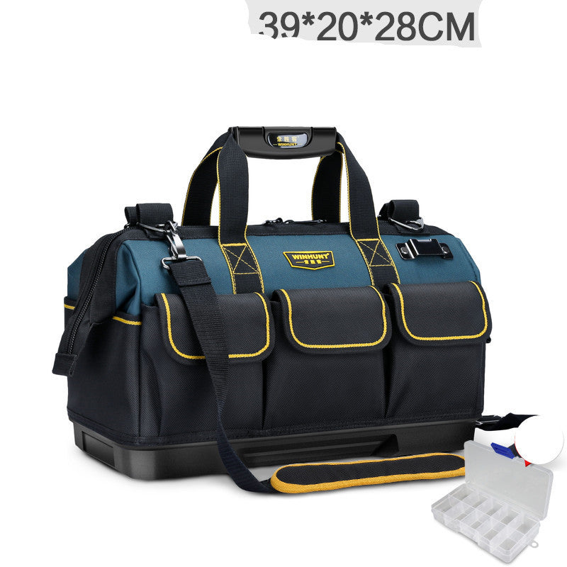 hand-held canvas tool bag, view 4 - MRSLM