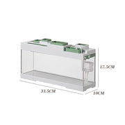 acrylic desktop aquarium with LED light, view 7 - MRSLM