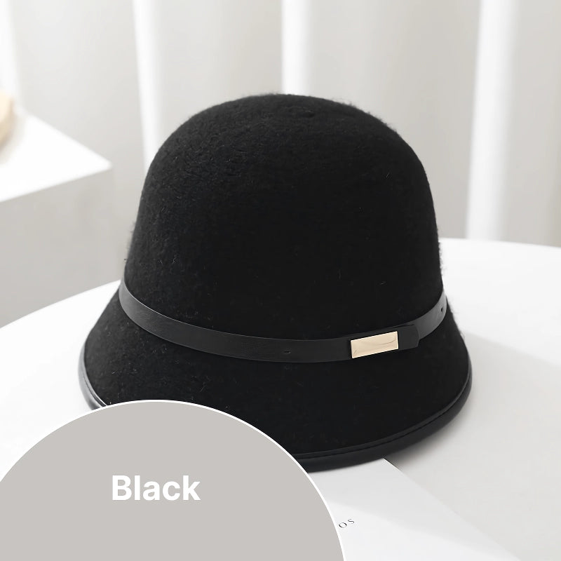 Unisex wool bucket hat with belt, view 6 - MRSLM