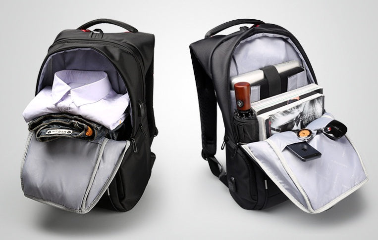 usb charging laptop backpack, view 6 - MRSLM