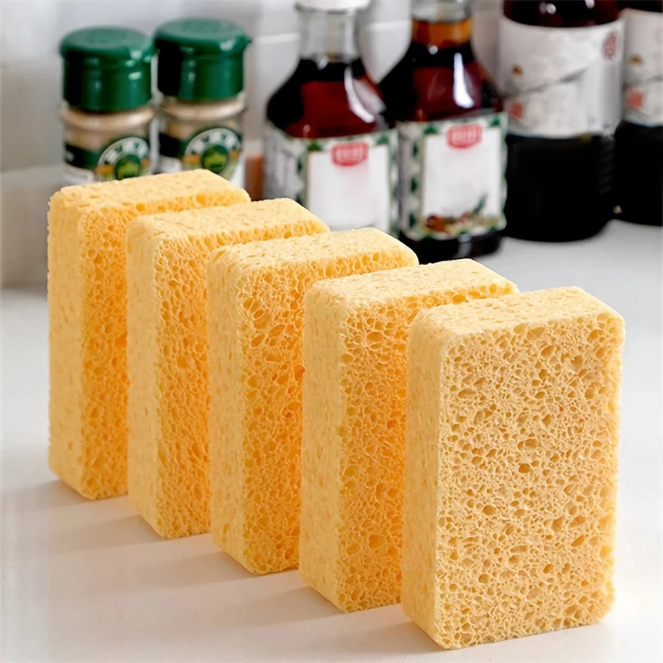 Magic Melamine Sponge for Dishes and Cooktop – Wood Pulp Eraser for Ru ...