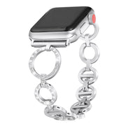diamond chain steel smartwatch band, view 2 - MRSLM