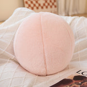 furry ball plush pillow, view 4 - MRSLM