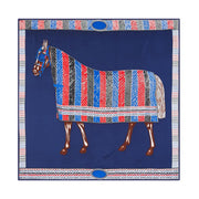 silk blend square scarf - MRSLM