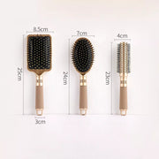 portable anti-static hair brush, view 11 - MRSLM