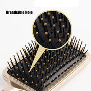 portable anti-static hair brush, view 9 - MRSLM