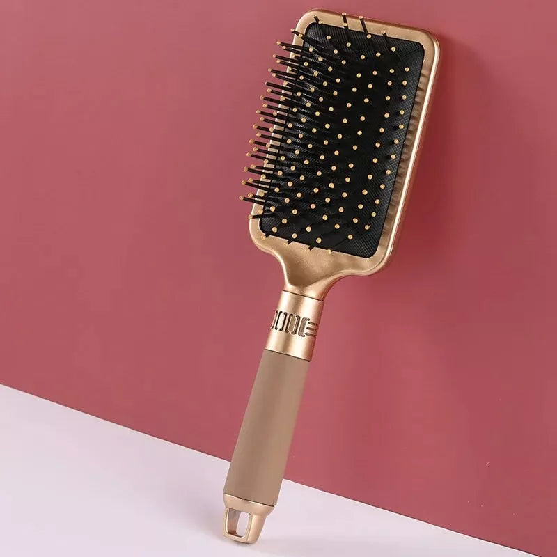 portable anti-static hair brush, view 4 - MRSLM