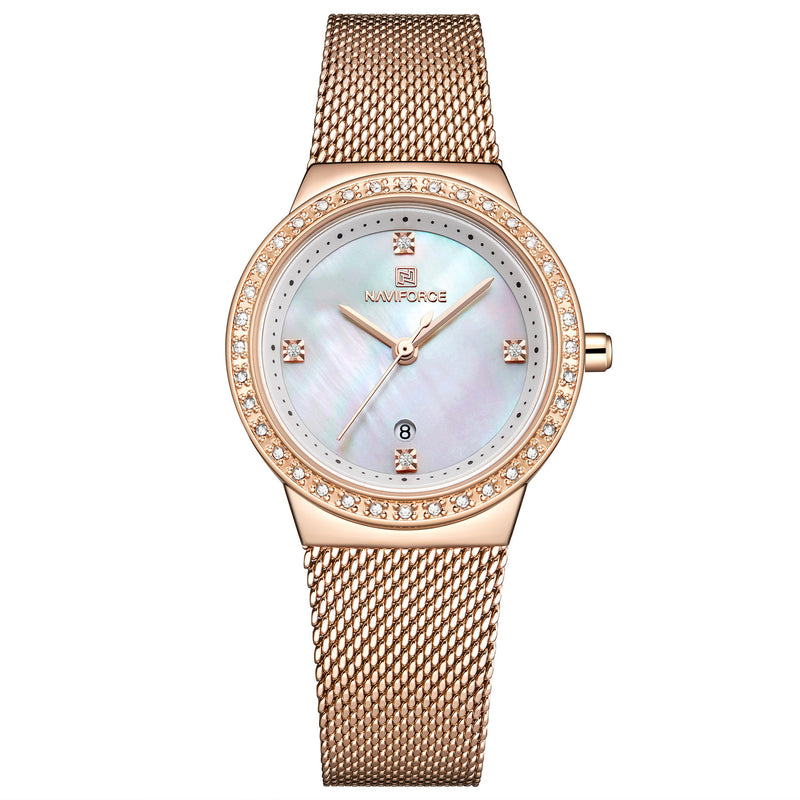 simple ladies diamond watch, view 6 - MRSLM