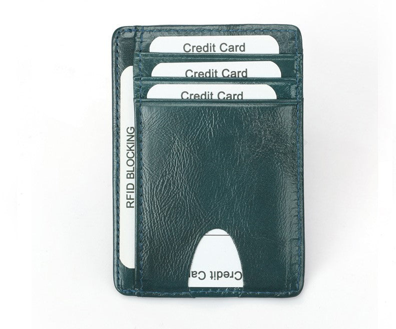 black business card holder for men, view 4 - MRSLM