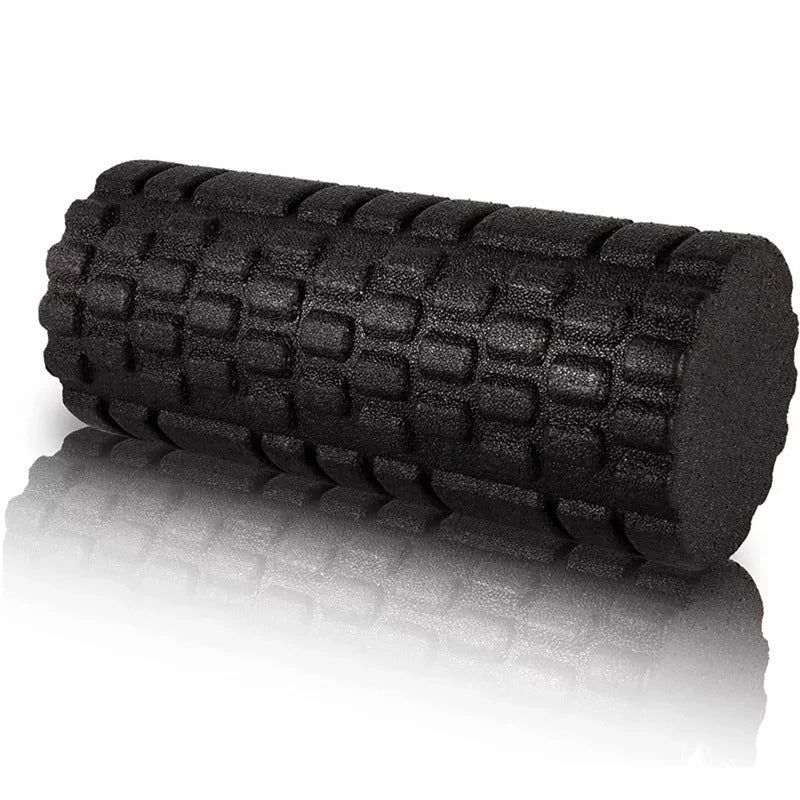solid foam roller with grooves, view 3 - MRSLM