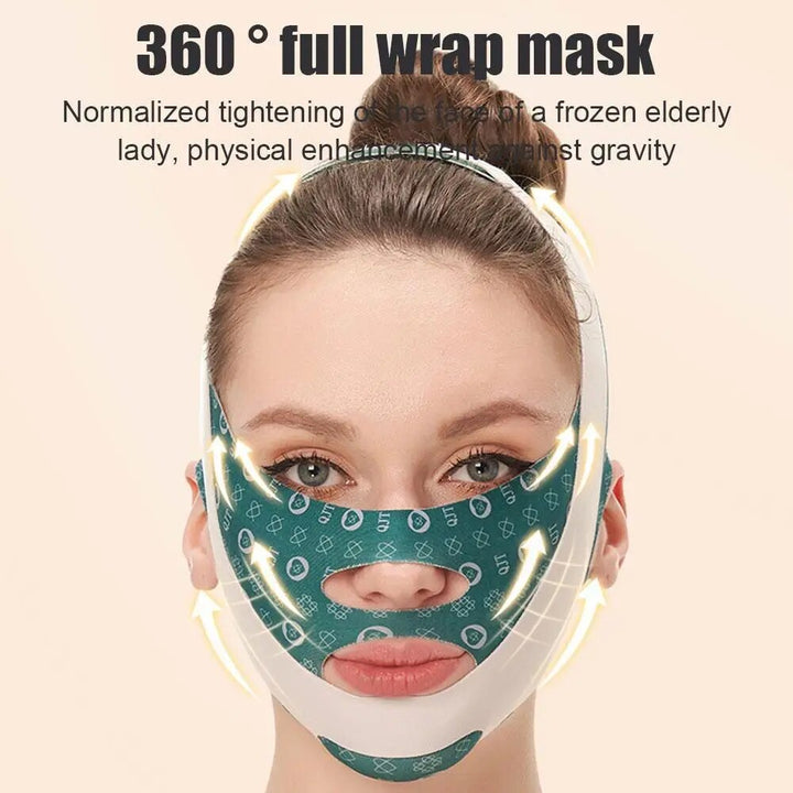 Adjustable Face Sculpting and Lifting Sleep Mask - Reduce Double Chin and Enhance Facial Contours