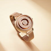women's magnetic levitation quartz watch, view 3 - MRSLM
