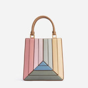 colorful square bucket bag, view 7 - MRSLM
