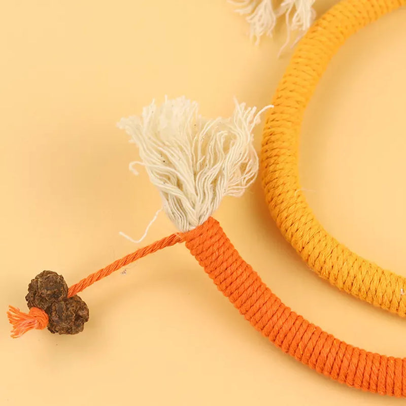 cotton rope cat teaser toy, view 5 - MRSLM