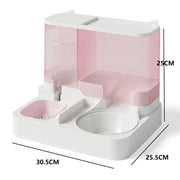 2-in-1 automatic cat feeder and water dispenser, view 3 - MRSLM