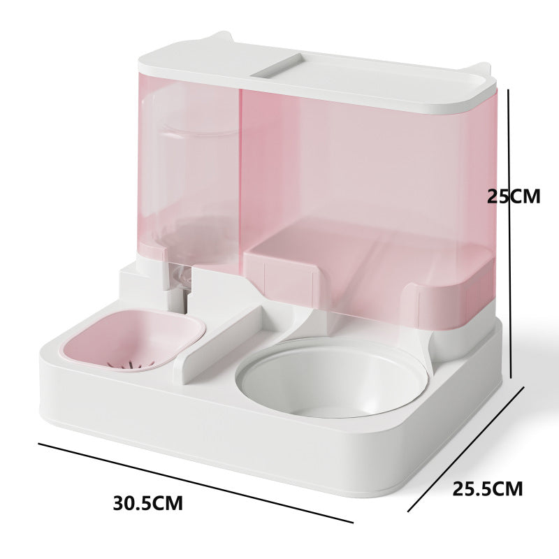 2-in-1 automatic cat feeder and water dispenser, view 3 - MRSLM
