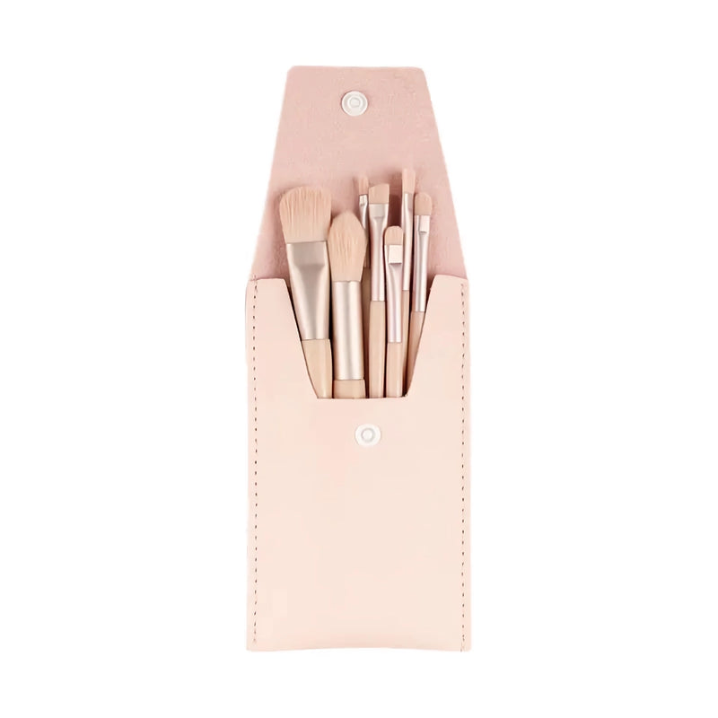 8pcs mini makeup brush set, view 5 - MRSLM