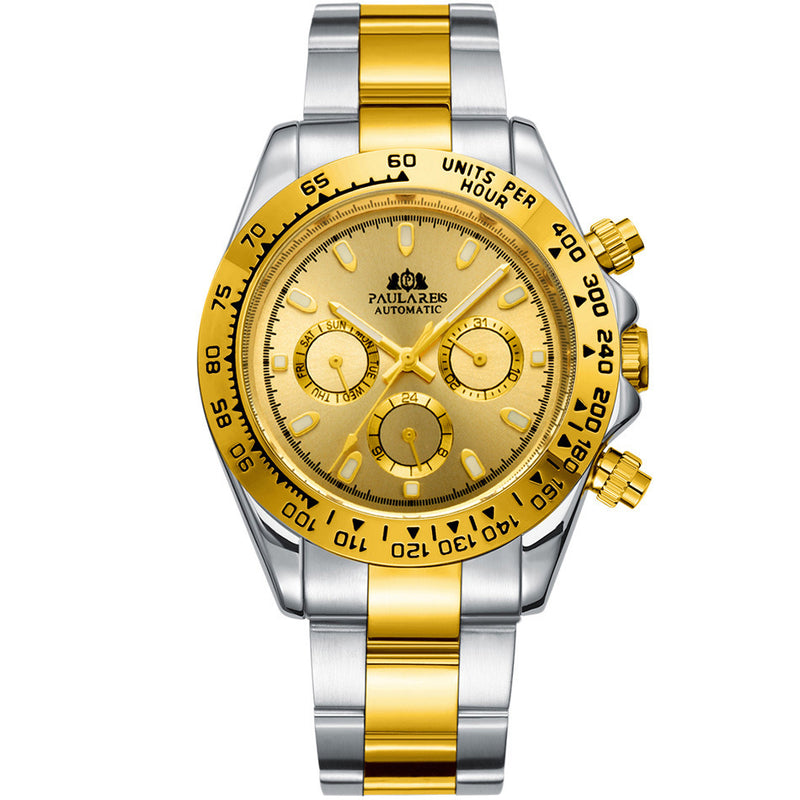 men's automatic luminous watch, view 4 - MRSLM