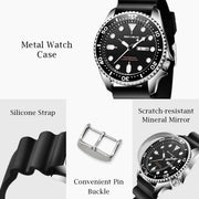 men's luminous sports watch, view 6 - MRSLM