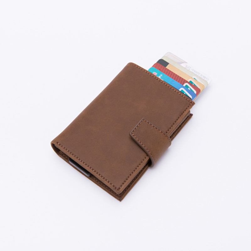 RFID blocking aluminum wallet, view 6 - MRSLM