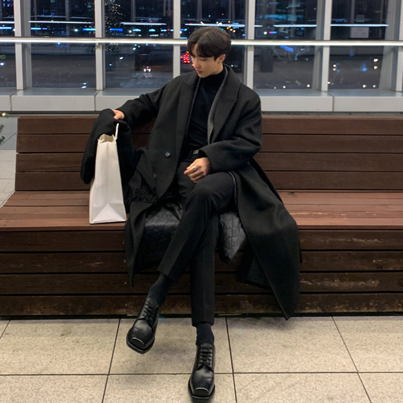 Knee-length trench coat, view 2 - MRSLM