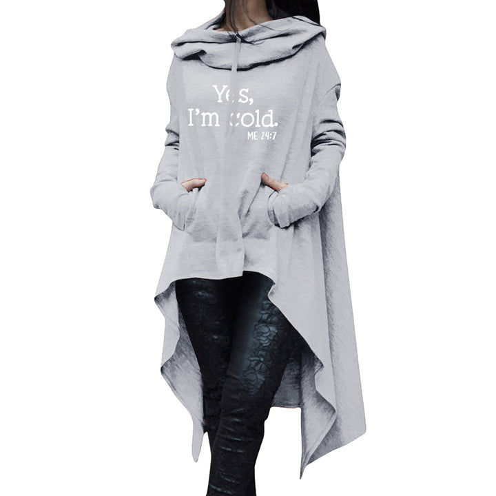 Autumn And Winter Mid-length Halloween Printed Hoodie Plus Size Casual Top