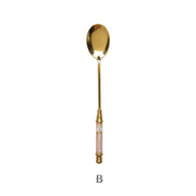 stainless steel dessert spoon, view 8 - MRSLM