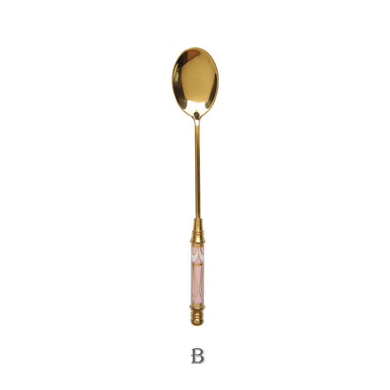 stainless steel dessert spoon, view 8 - MRSLM