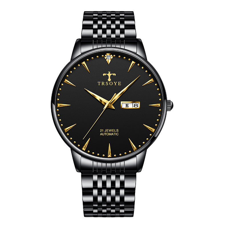Modische, wasserdichte, automatische, hohle mechanische Uhr